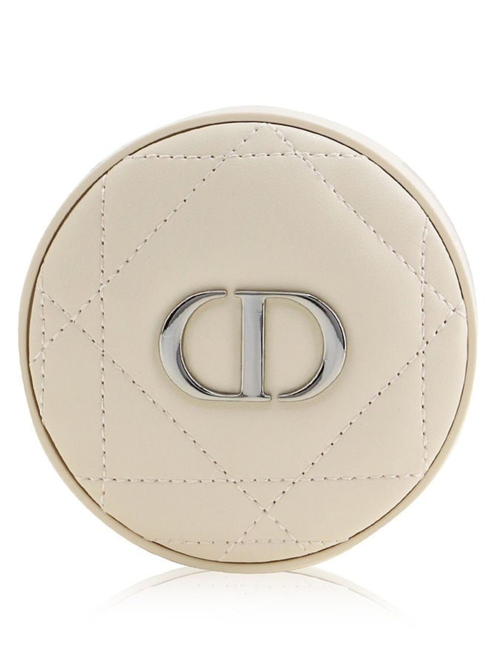 Christian Dior loose powder in Round Quilted Leather Case. Color deep